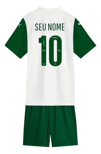 Uniforme Infantil Palmeiras Temporada 2025/26 Nome + Número