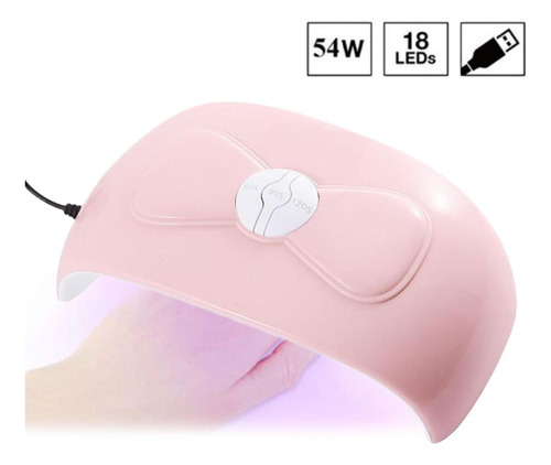 Lâmpada De Secador De Unhas Led 54w Led Uv Lâmpada