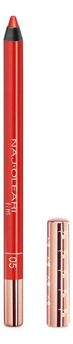 Delineador De Labios Naj Oleari Perfect Shape Lip Pencil Color 05 Fire Red