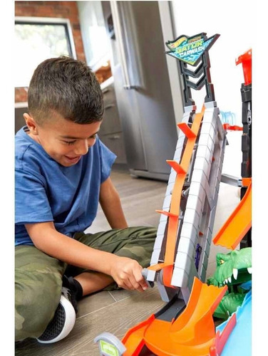 Pista Hot Wheels Ultimate Autolavado Cocodrilo Con Carro