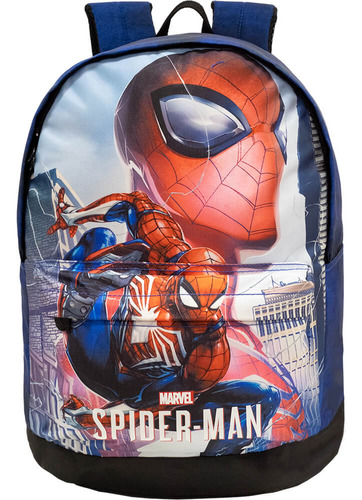 Mochila Spider Man De Costa Homem Aranha Escolar T07-9829