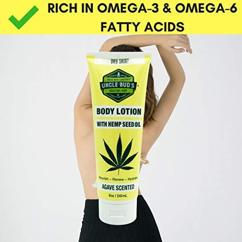 Crema De Camo Uncle Bud's Hemp Body Hidrata Y Nutre La Piel