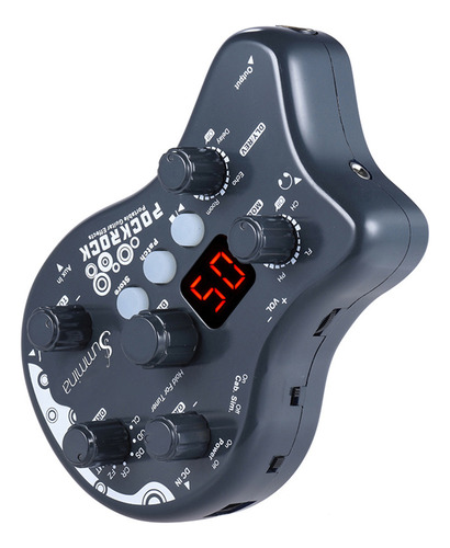 Pedal Multiefecto Summina Pockrock Portátil For Guitarra