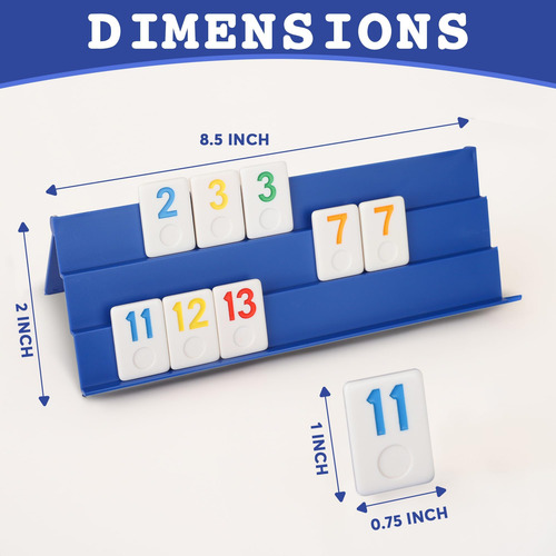 Set De Edición Rummy Cube Para 6 Jugadores De Point Games Ju