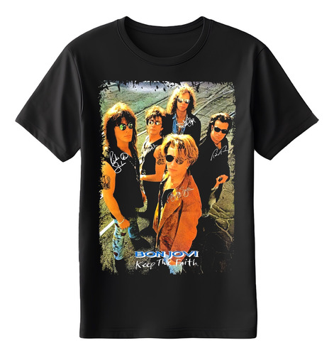 Playera Unisex Bon Jovi - Estilo Único Y Confortable