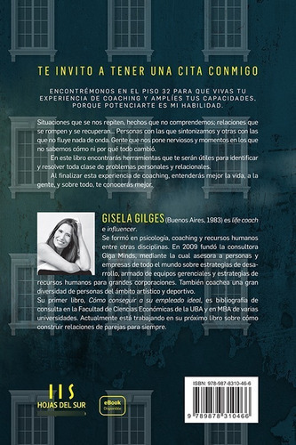 Una Cita En El Piso 32 + Una Cita Contigo Misma, De Gisela Gilges - Maritere Lee. Editorial Hojas Del Sur, Tapa Blanda En Español, 2020