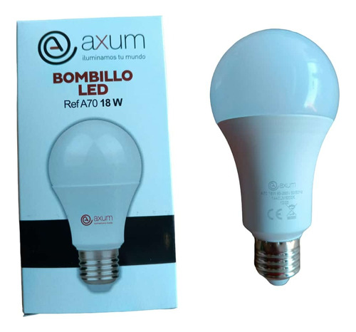 Bombillo Led 18w - 6500k - Rosca E-27 Axum