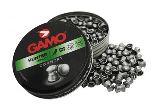 Chumbinho Hunter Impact Gamo Country 6,35mm 4cx C/200