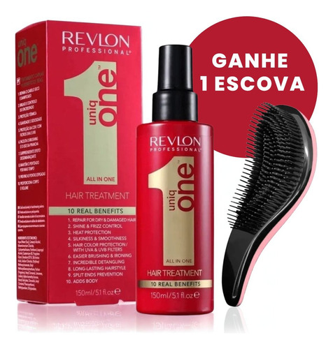 Revlon Uniq One Leave- In - 10 Benefícios Original + Escova
