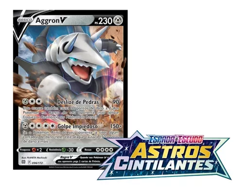 Carta Pokémon Aggron V Forte Astros Cintilantes