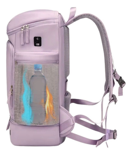 Mochila Grande Viagem Avião Resistente Multi Compartimentos