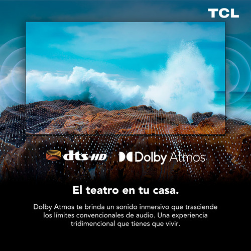 Imagen 7 de 12 de Qled 75 Tcl 75c645 4k Hdr Smart Tv Google Tv