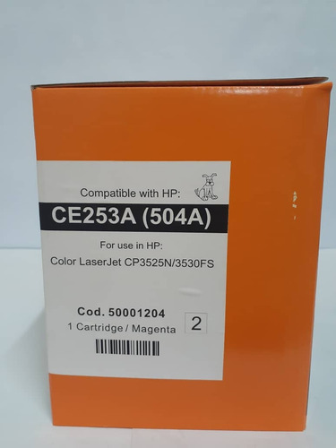 Toner Compatible Hp Ce250a Ce251a Ce252a Ce253a Para 504 20d