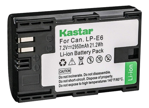 Batería Kastar Para Canon Lp E 6  Eos 5d, 6d, 7d, 60d, 70d