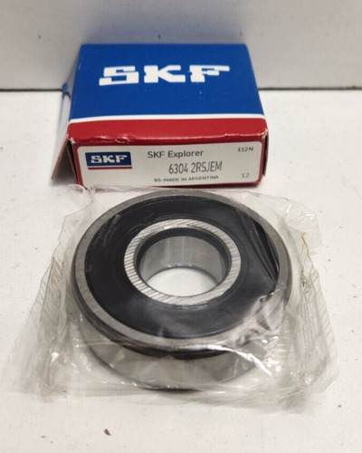 New Old Stock! Skf 20mm Id X 52mm Od Bearing 6304-2rsjem Aaj