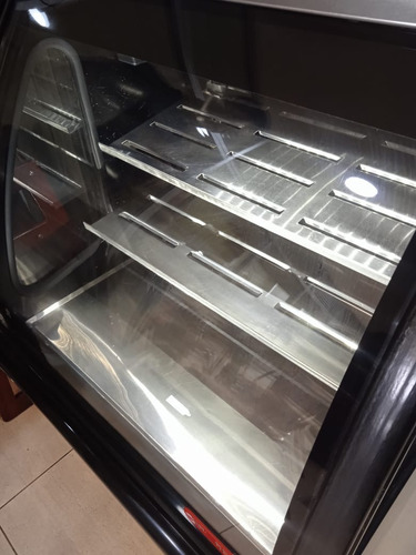 Vitrina Torrey Exhibidora De Vidrio Curvo Drd3n Negro (Usado)