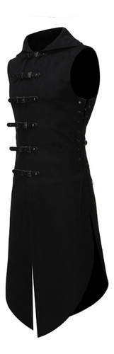B Vest Medieval Way, Sin Mangas, De Piel, Sin Mangas, Con He