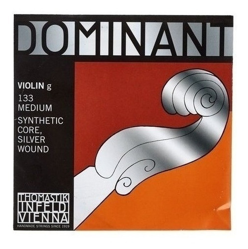 Cuerda 4 De Violin Dominant G Sol Thomastik 133