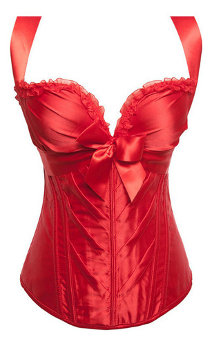 Az. Sexy Pijama Fajas Ajustadas Con Corsé De Corte