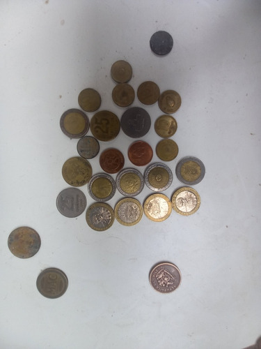 Monedas De 5 10 25 Centavos, De 50 Pesos De 1 Peso 