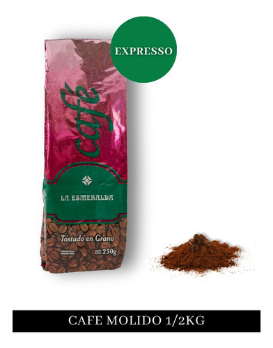 Café Espresso Premium Molido 1/2  Kg - 100% Arábica