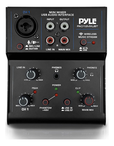 Mezclador De Audio Para Dj Inalámbrico Pyle Professional - B