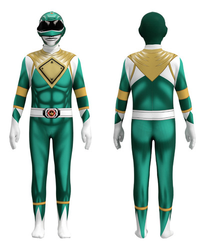 Mono De Power Rangers Cosplay Adultos Y Niños De Halloween