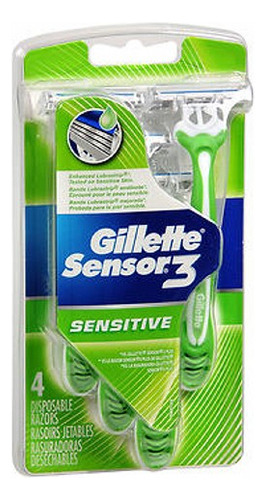 Maquinillas De Afeitar Desechables Gillette Sensor 3 Para Ho
