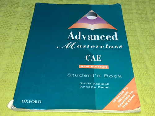 Advanced Masterclass Cae Student´s Book New Edition - Oxford