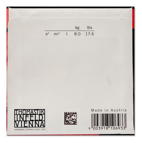 Corda Mi Para Violino Thomastik Infeld Red Ir01 Ouro