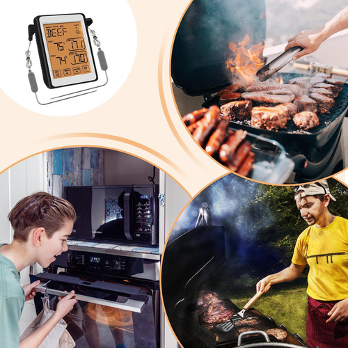 Sensor De Temperatura De La Carne De Los Alimentos Medidor D