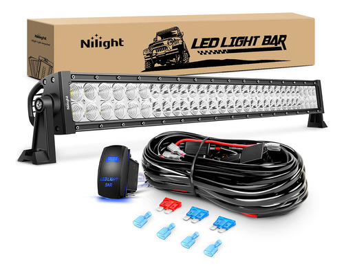 Nilight - Barra De Luz Led De 32 Pulgadas 180w, Combo De Luc