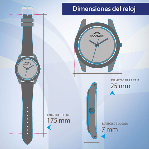 Reloj Montreal Mujer Ml420 Strass Envío Gratis T. Oficial