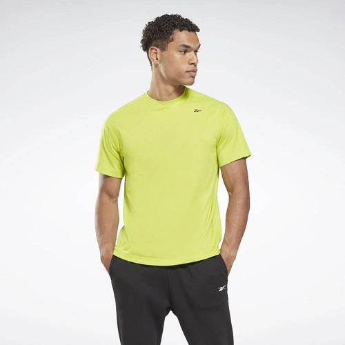 Polo Reebok Train Speedwick Tee Yellow Hombre