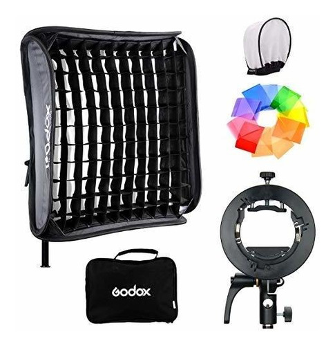 Soporte Godox S2 Speedlite Con Caja De Luz De 24 X 24 Pulgad