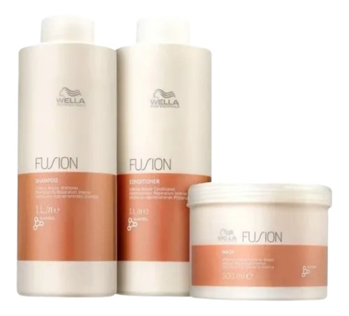 Kit Wella Professionals Fusion Salon Trio (3 Produtos)