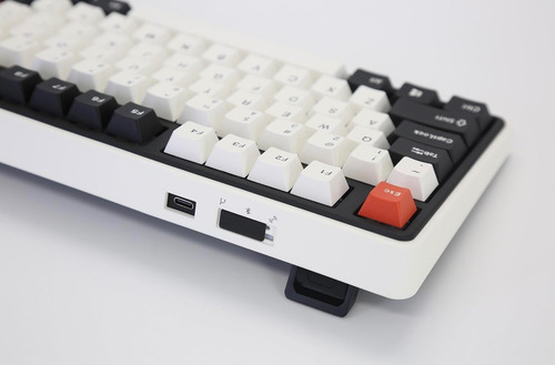 Varmilo Minilo Vxt81 Retro 75% Hotswap Triple Modo Blanco Inglés Internacional (Reacondicionado)