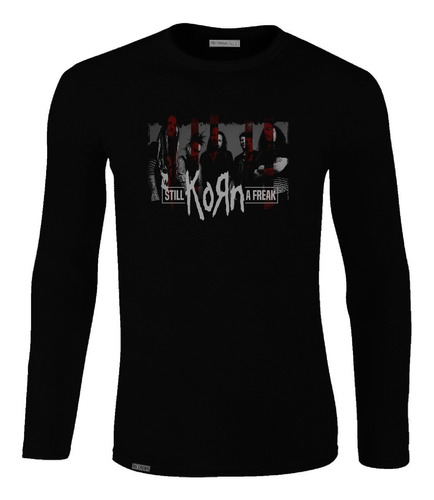 Camiseta Manga Larga Korn Nu Metal Rock Still A Freak Lbo