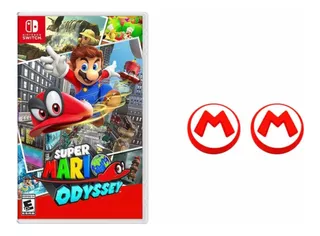 Super Mario Odyssey + 2 Grips Nintendo Switch Nuevo