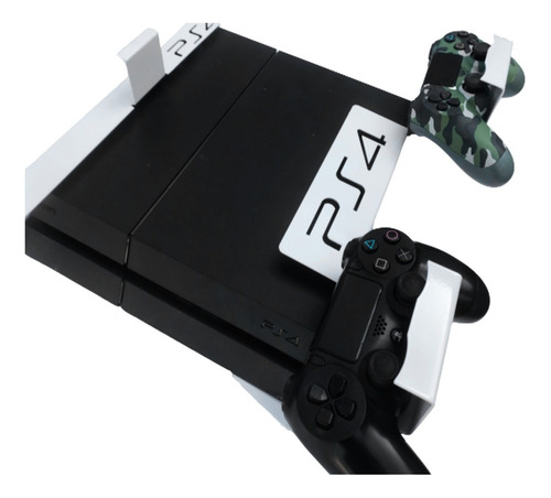 Suporte De Parede Para Ps4 Branco