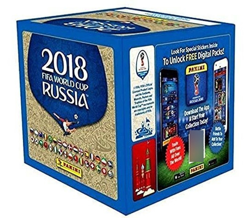 Caja Pegatinas Mundial Fútbol 2018