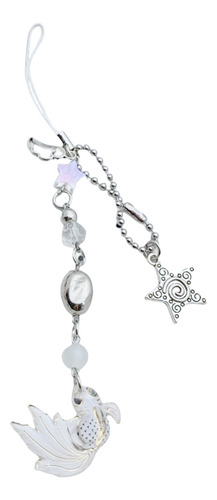 (bk) Pingente De Telefone Fish Star Beaded Phone Charm Feito