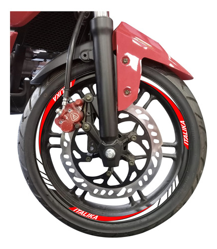 Stickers Reflejantes Para Moto Rin 17  Y 18 Italika Nid 2025