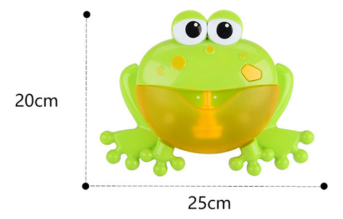 Máquina Automática Frog Bubble Maker Para Baño Para Bebés Y