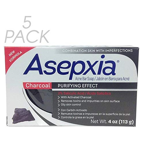 Asepxia Carcoal Purificante Efecto Limpieza Bar Jabón 54krg