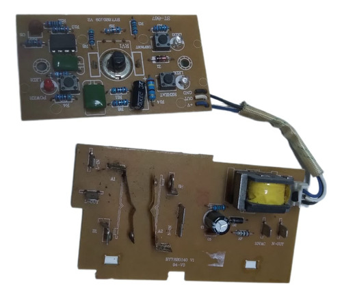 Plaqueta 2 Botones Con Regulador Y Placa De Electroiman