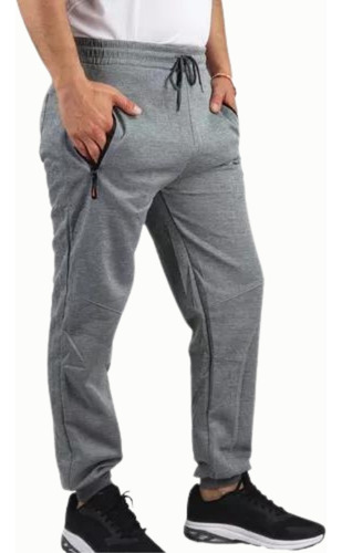 Pantalón Buzo Hombre Algodón. Jogger Sin Forro Polar M A 3xl