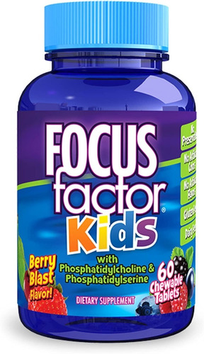 Focus Factor Kids, Vitaminas, Fosfatidilcolina  60tabletas