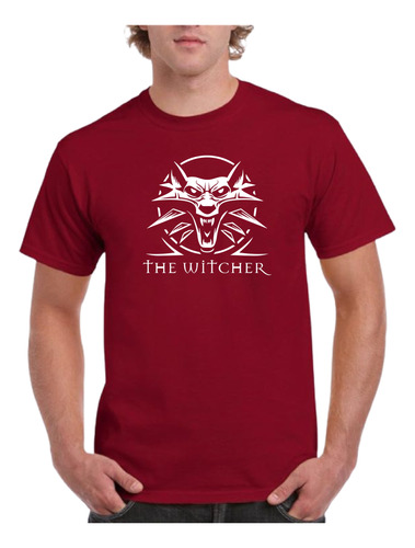 Polera Estampada Hombre The Witcher 