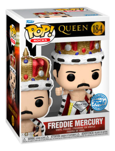 Funko Pop Freddie Mercury As King Diamond Queen Exclusivo